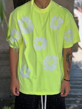 T-Shirt Denimtears giallo fluo