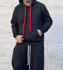 Felpa Chicago Black/red