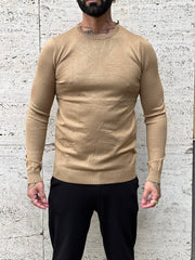 Maglione Londra cammello