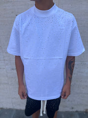 T-Shirt Brillantinata White