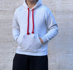 Felpa Chicago Grigia/red