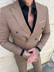 Abito Gessato Madrid nocciola