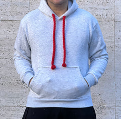 Felpa Chicago Grigia/red