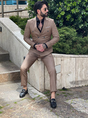 Abito Gessato Madrid nocciola