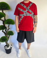 T-Shirt ICON striscia red