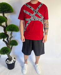 T-Shirt ICON striscia red