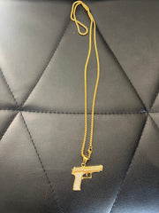Collana Pistola oro