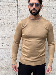 Maglione Londra cammello