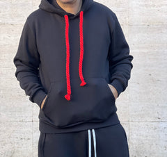 Felpa Chicago Black/red