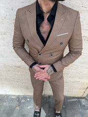 Abito Gessato Madrid nocciola