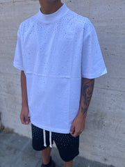 T-Shirt Brillantinata White