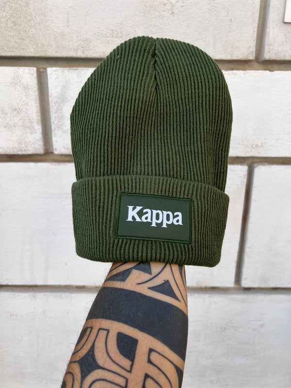 Cappello Kappa  verde militare lana