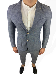 Completo Lino MidGrey