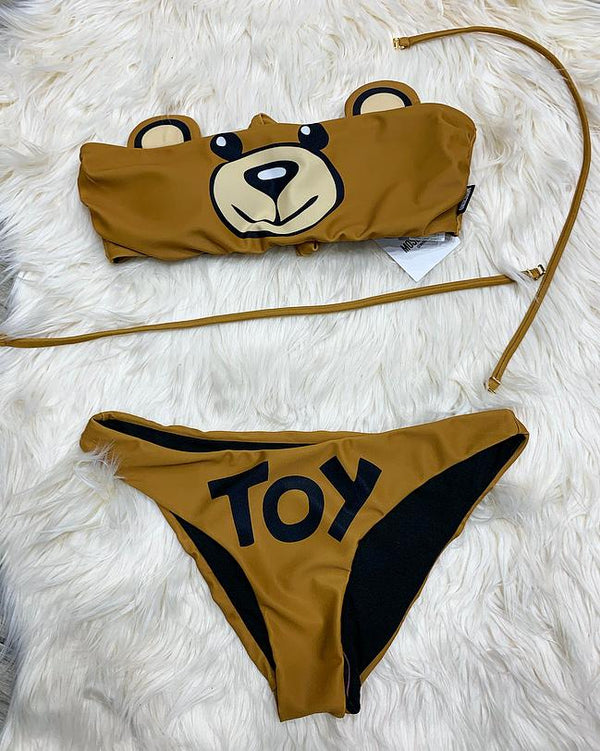 Slip Bikini + Top Bikini Moschino Toy Bear