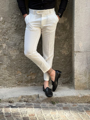 Pantalone Sartoriale bianco