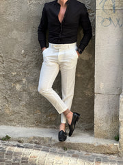 Pantalone Sartoriale bianco