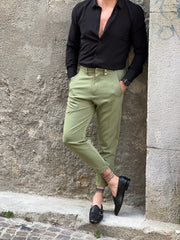 Pantalone verde pistacchio