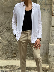 Camicia sartoriale bianca
