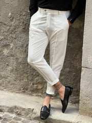 Pantalone bianco BeSor