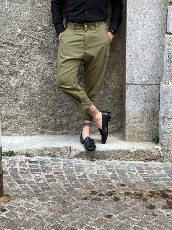 Pantalone  verde militare Paris