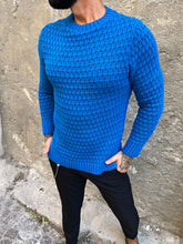 Maglione winter Blu Elettrico