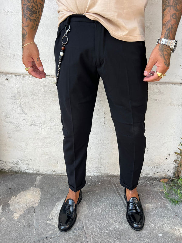 Pantaloni elegant Black