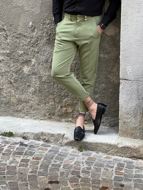 Pantalone verde  pistacchio