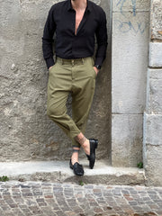 Pantalone verde militare Paris