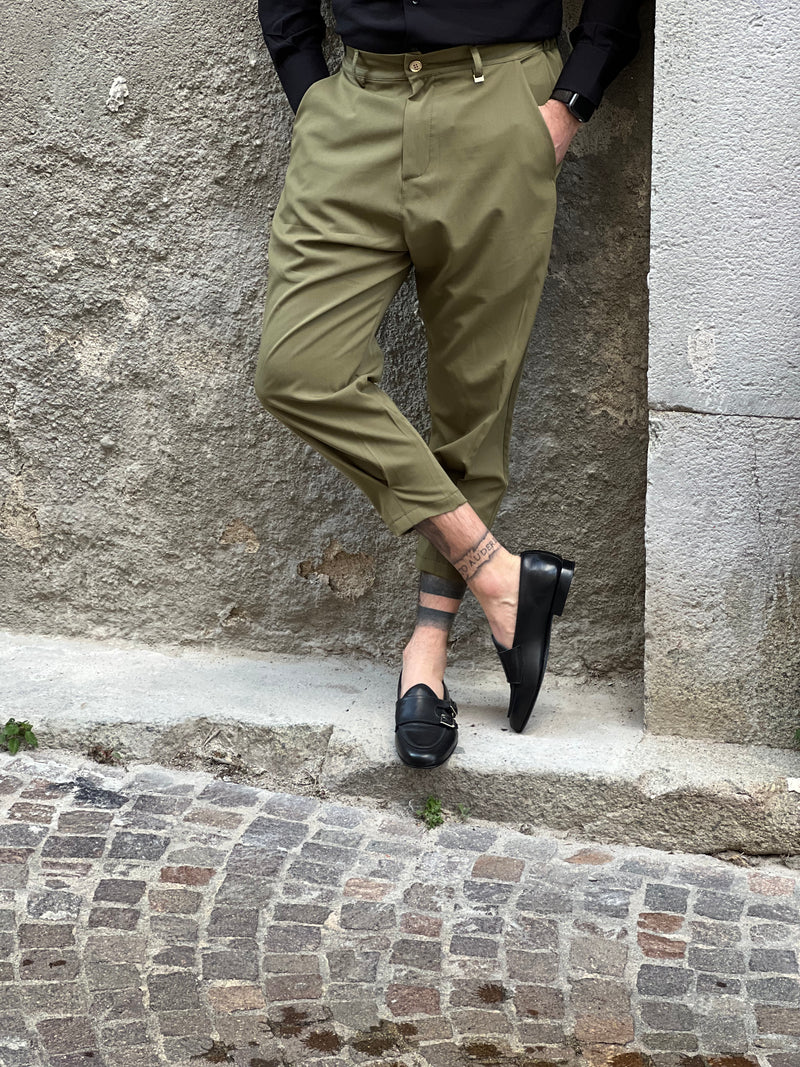 Pantalone  verde militare Paris