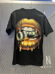 T-Shirt Bocca soldi 8-16 anni black
