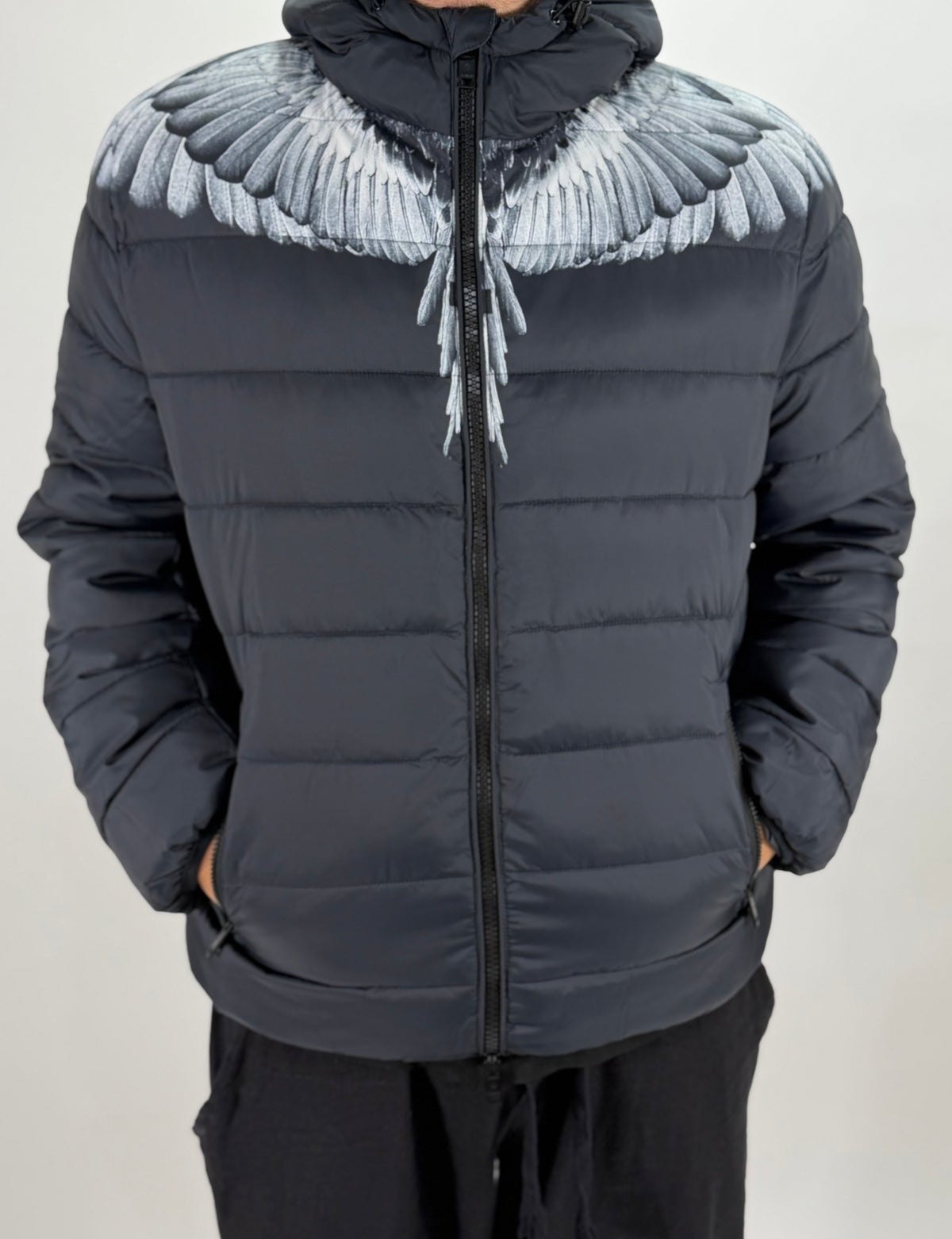 Giubbino Marcelo Burlon  Black/white