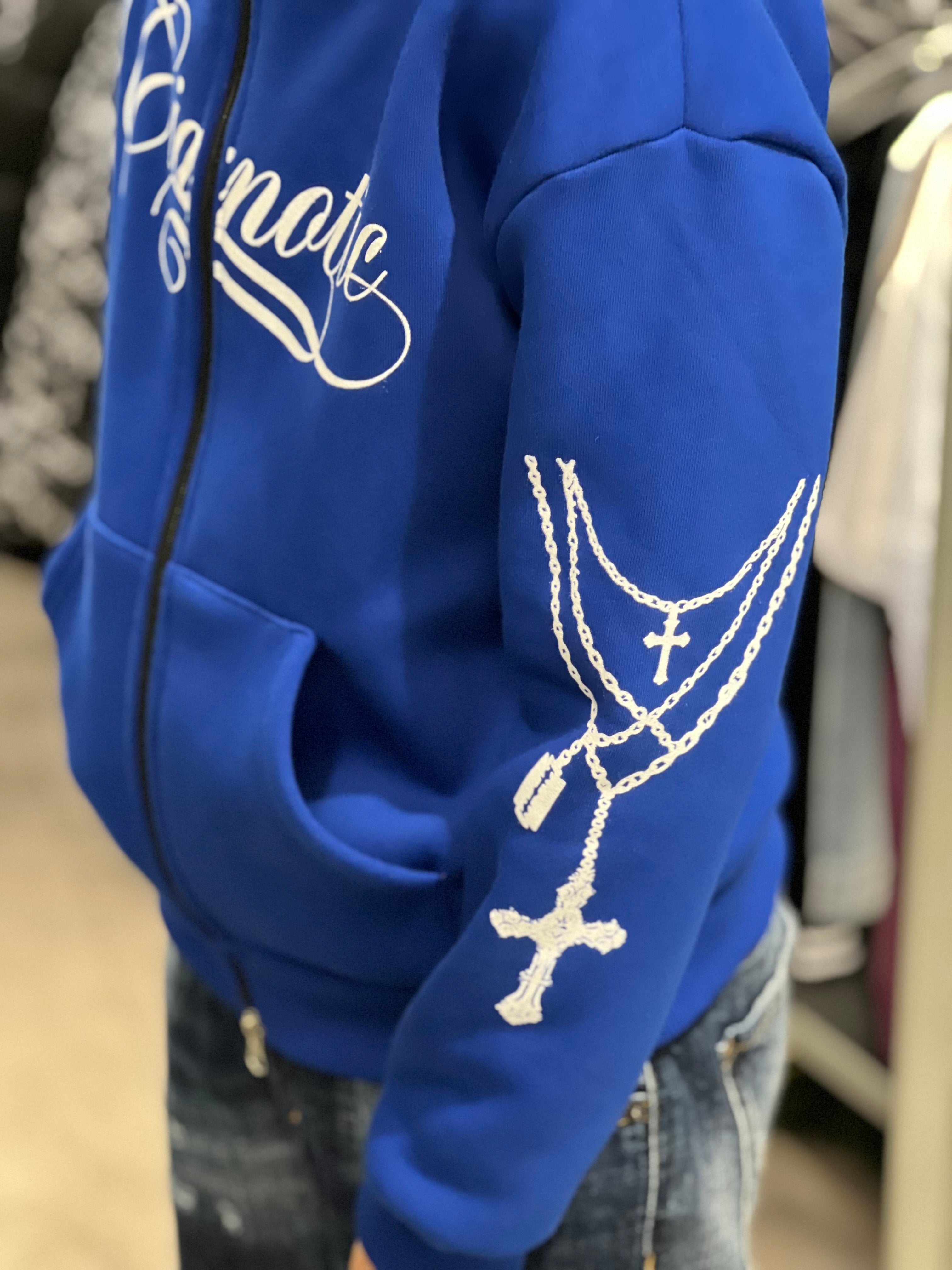 Felpa Blu royal