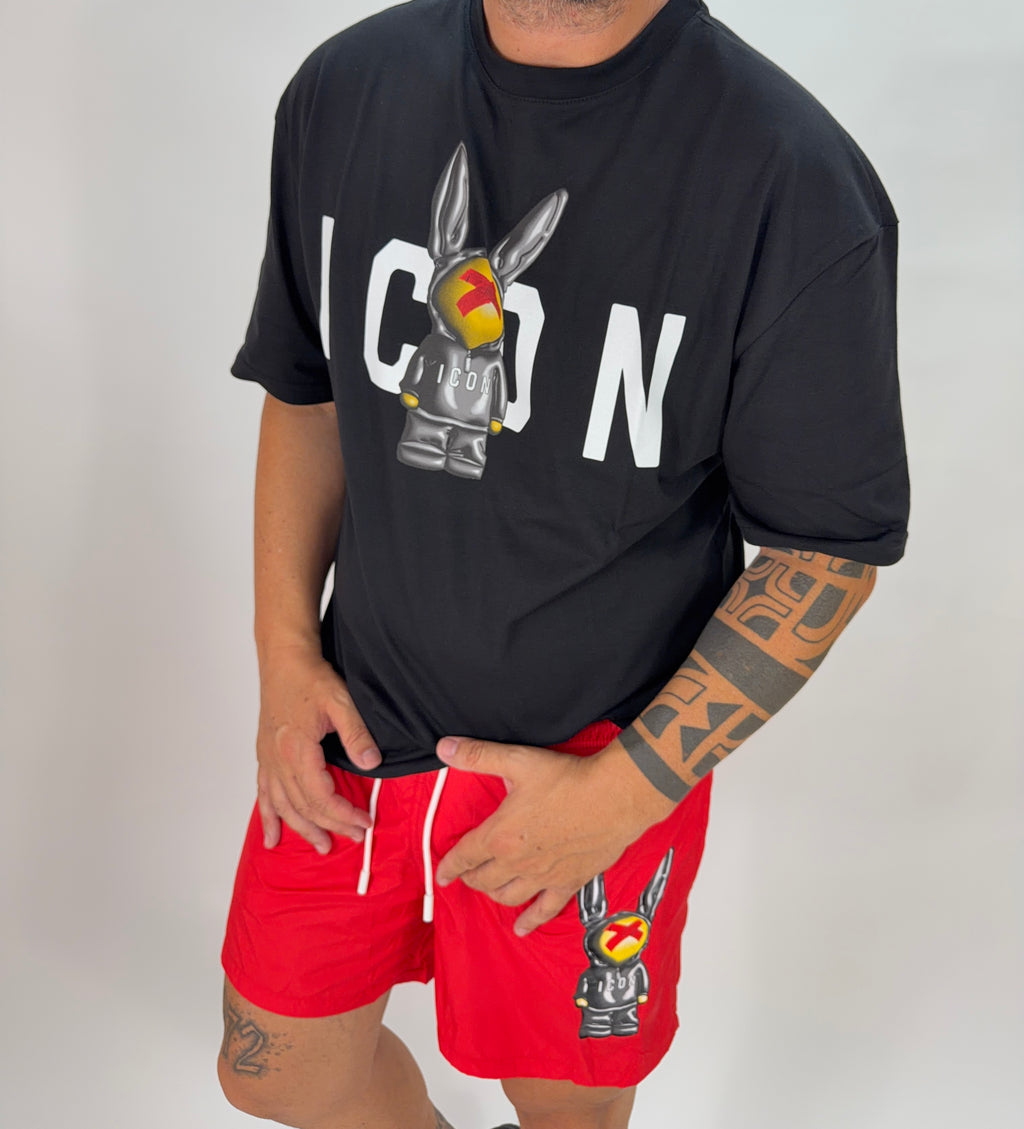 T-shirt Mascot ICON Black