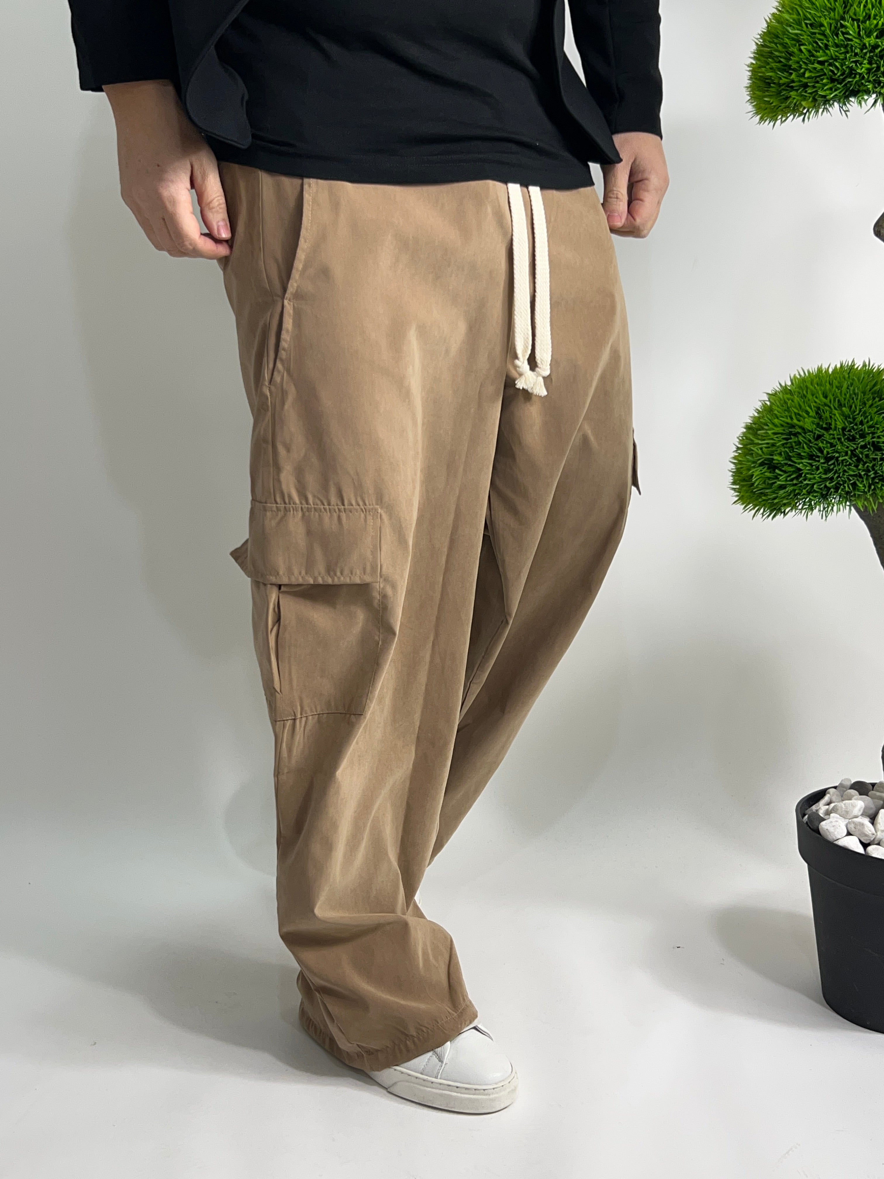 Pantalone Baggy  beige