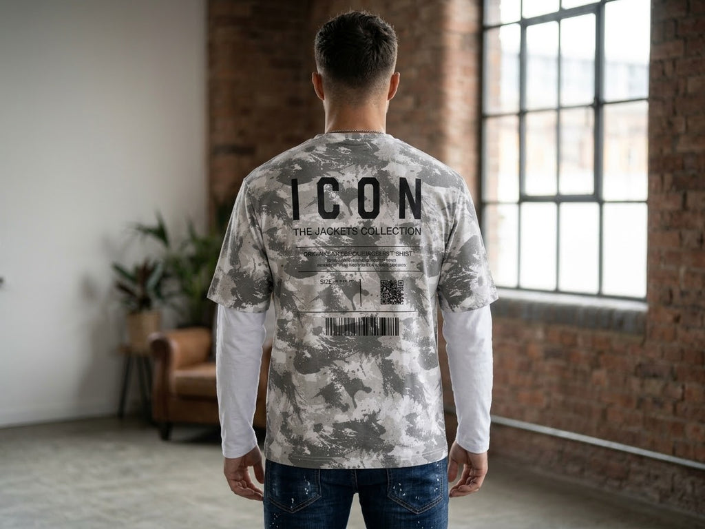 Felpa ICON   Military  grigia