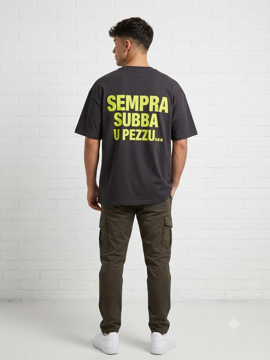 T-Shirt Sempra subba u pezzu Black/yellow