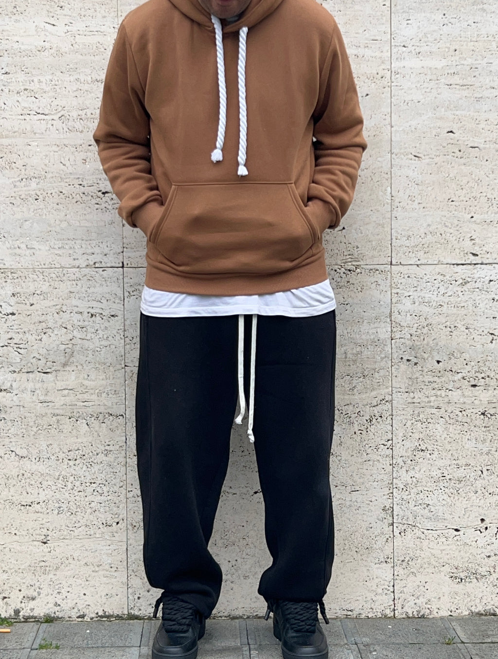 Felpa Chicago  Marrone