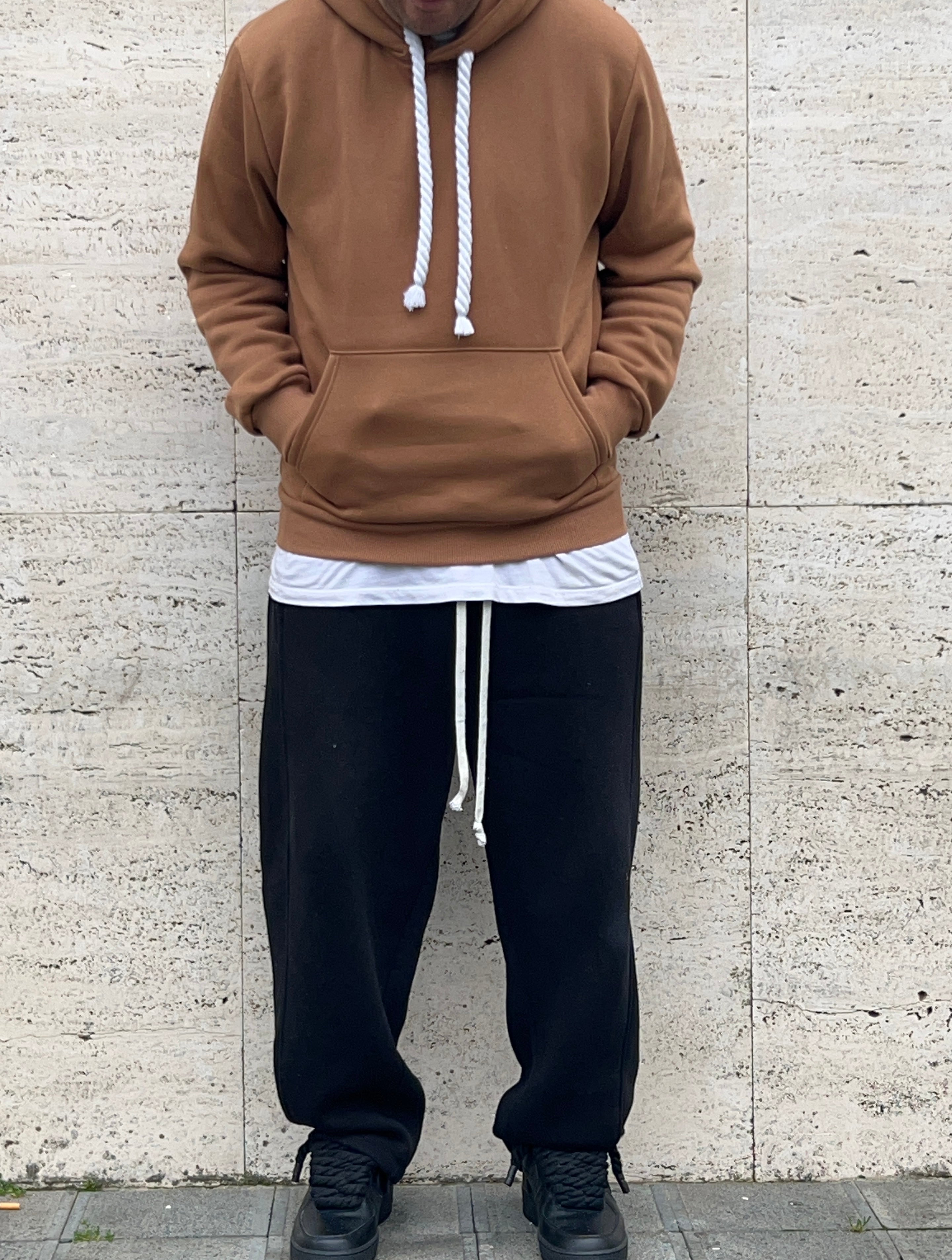 Felpa Chicago  Marrone