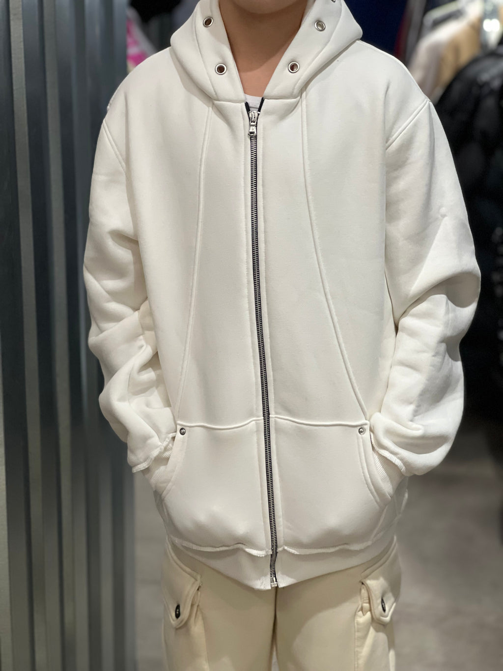 Felpa Monster White