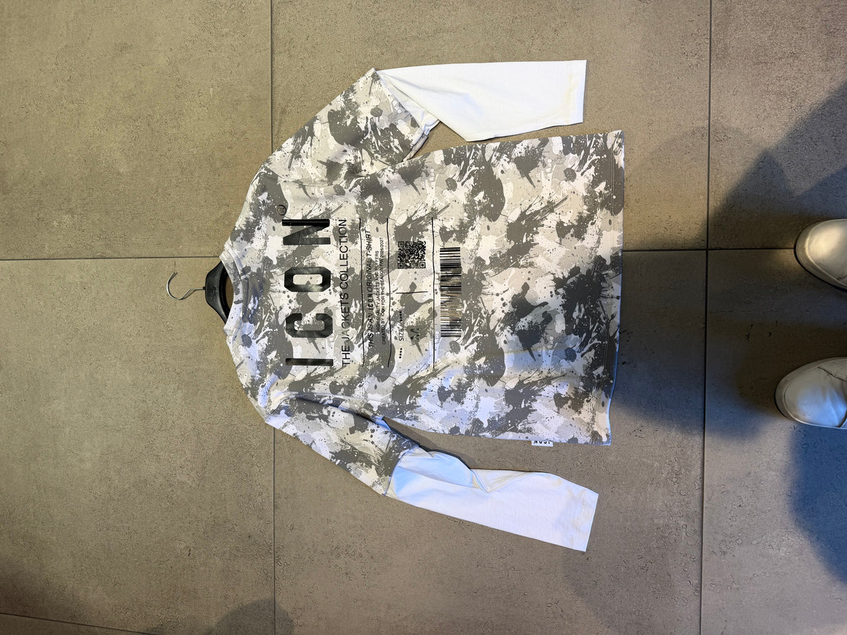 Felpa ICON   Military  grigia