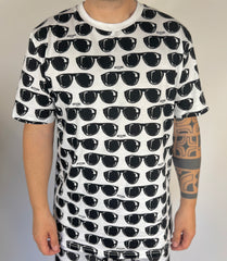 T-Shirt Moschino occhiali