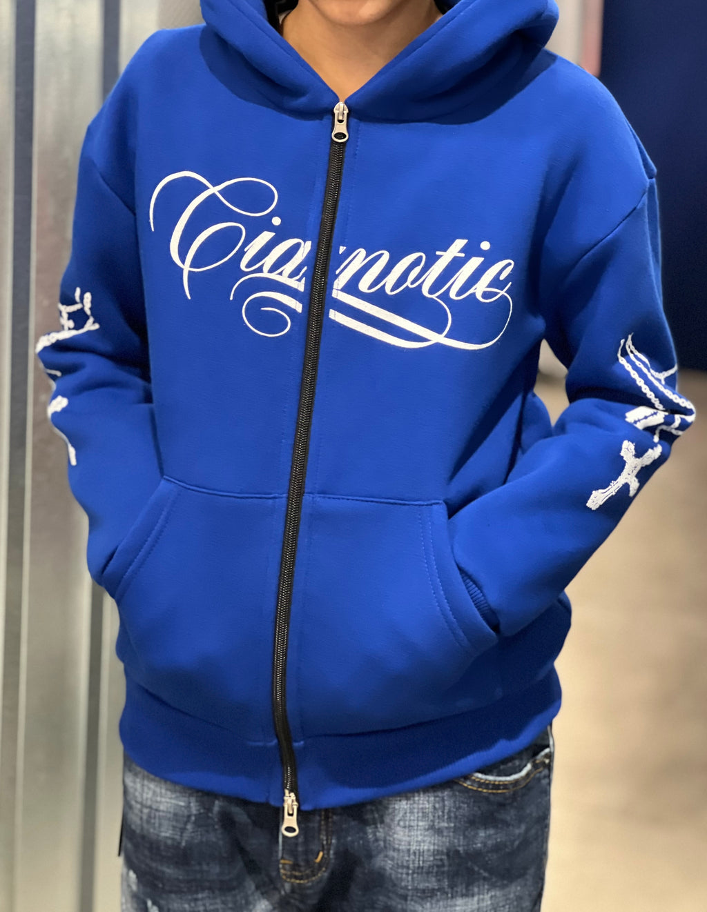 Felpa Blu royal