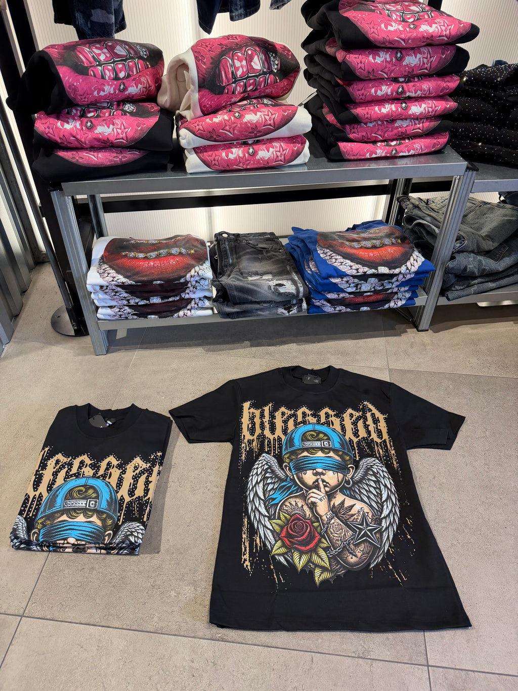 T-Shirt Angel brillantinato