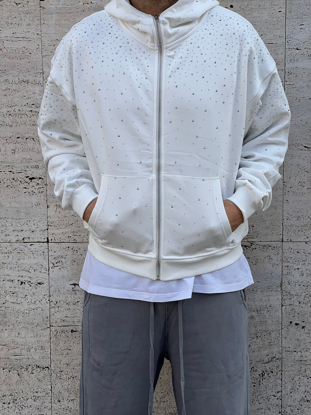 Felpa Diamond  White