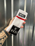 Calze ICON White /red