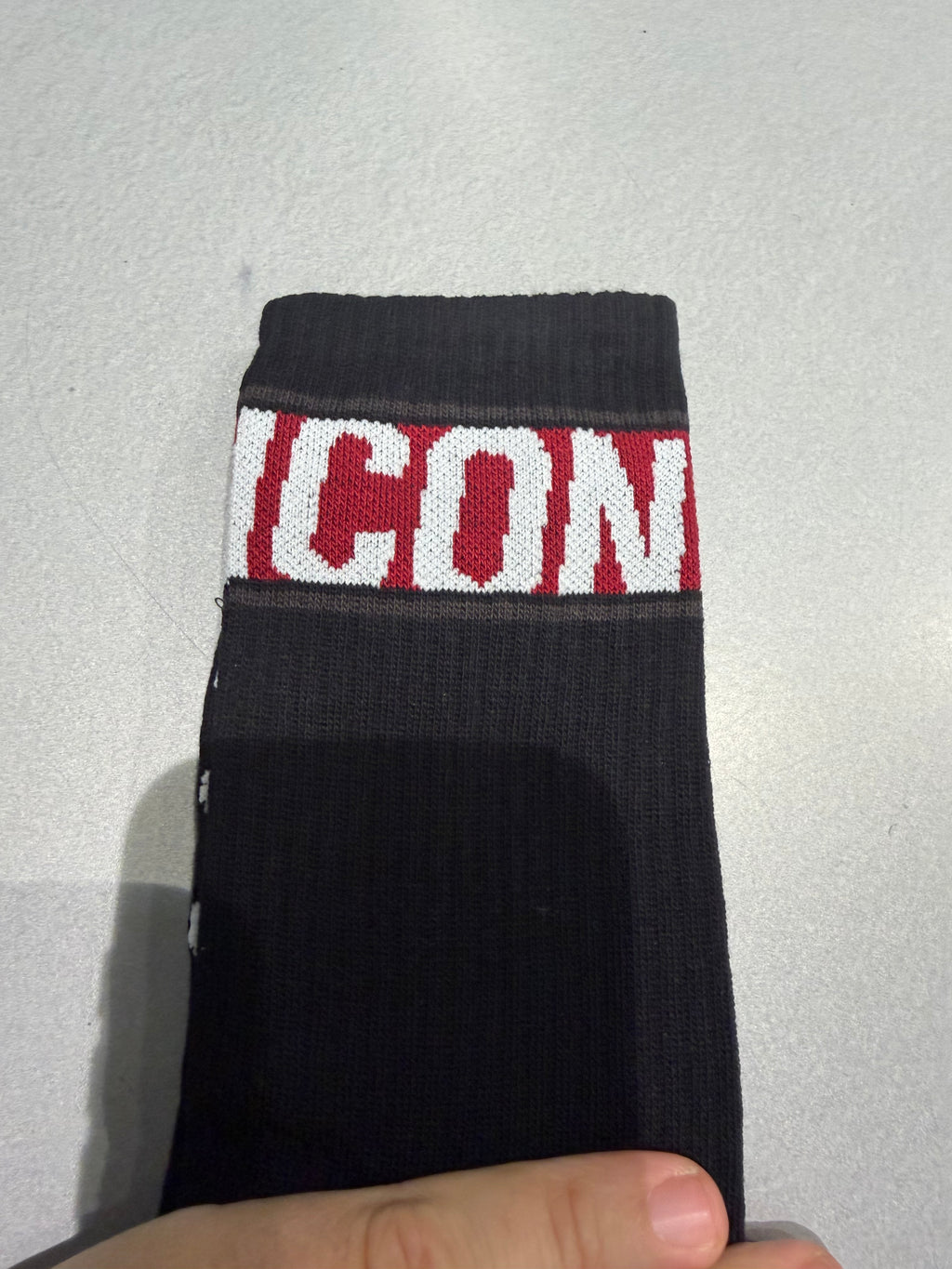 Calze ICON  black/red