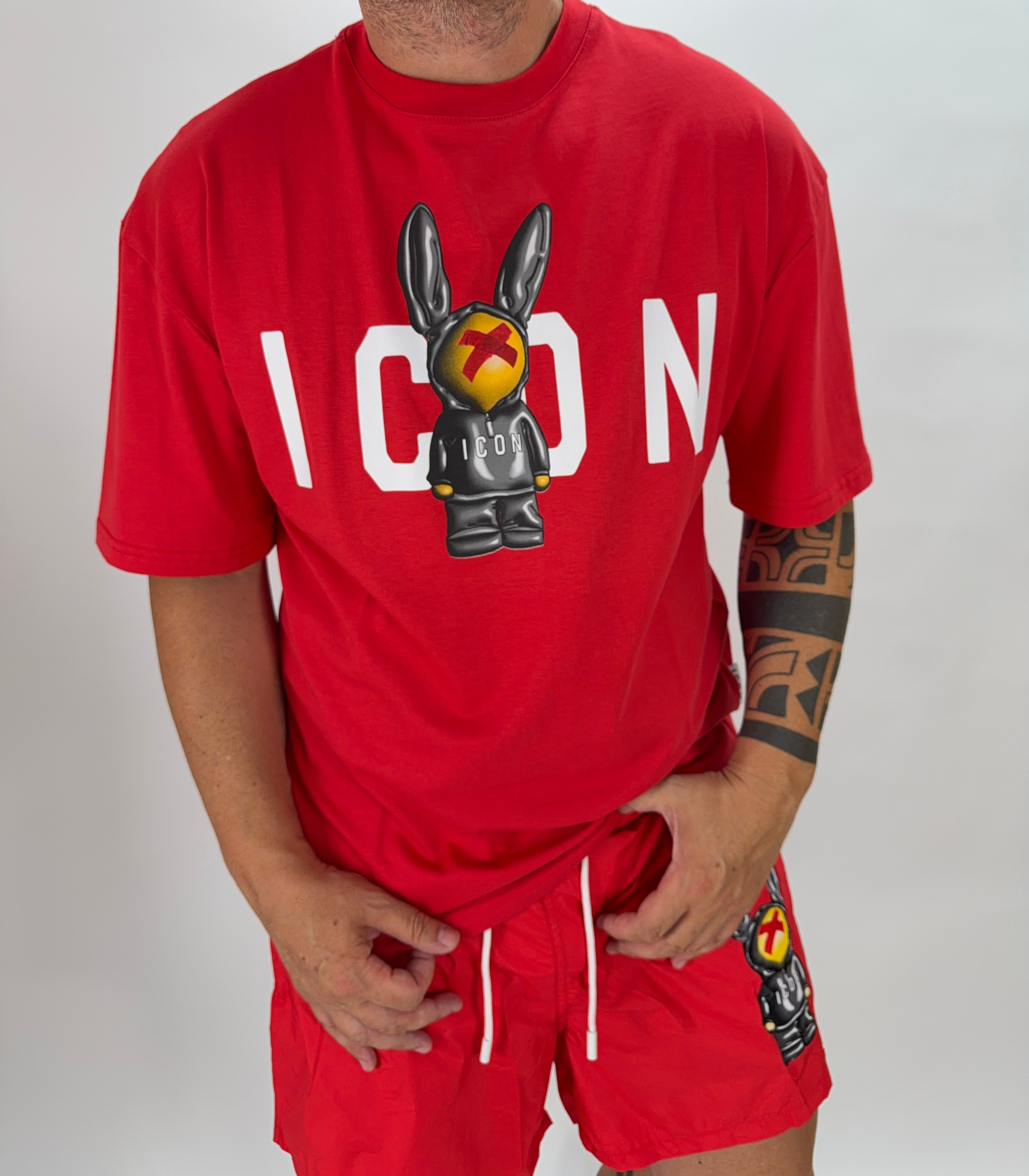 T-shirt Mascot ICON red
