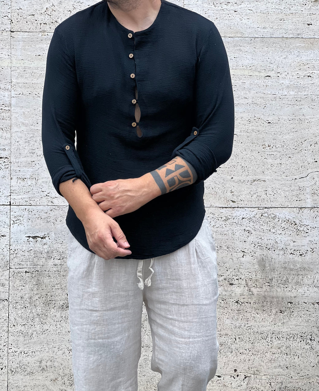 Camicia   Positano black