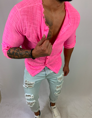 Camicia Fucsia Miami