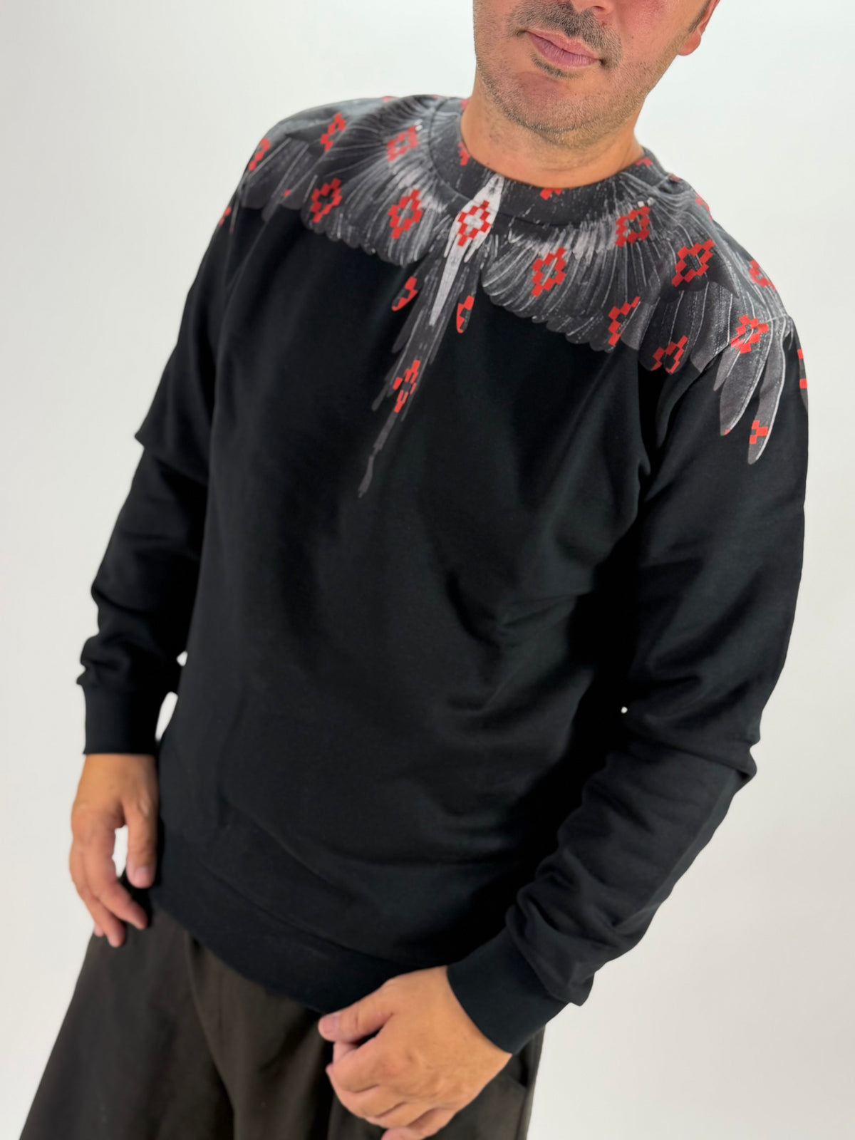 Felpa Marcelo Burlon  Londra Black